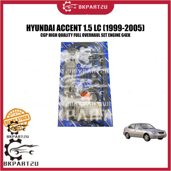 HYUNDAI ACCENT 1.5 LC OLD MODEL (1999-2005) FULL OVERHAUL SET GASKET CARBON 12V SOHC MADE BY CGP