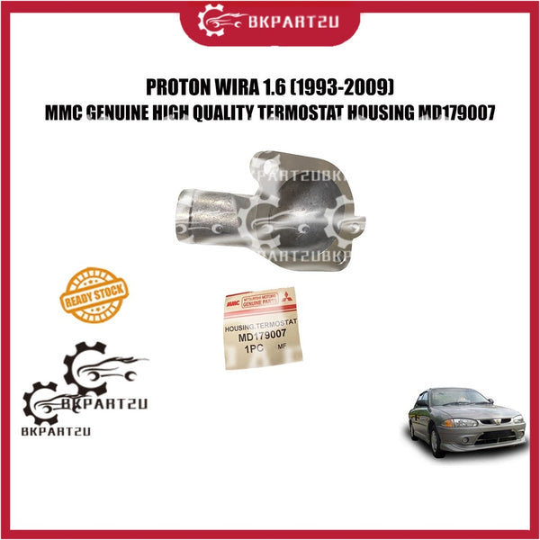 PROTON WIRA 1.6 (1993-2009) TERMOSTAT HOUSING MADE BY MMC GENUINE MITSUBISHI ORIGINAL MD179007