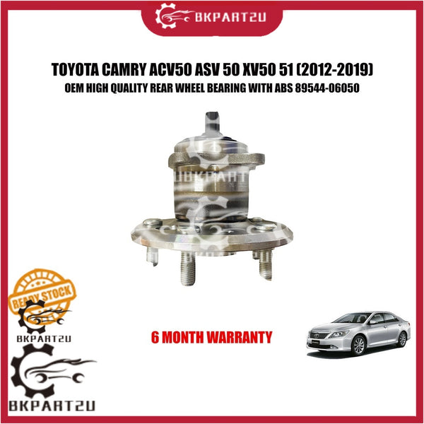 TOYOTA CAMRY ACV50 ASV50 XV50 ACV51 (2012-2019) REAR WHEEL BEARING ABS 89544-06050 6 MONTH WARRANTY