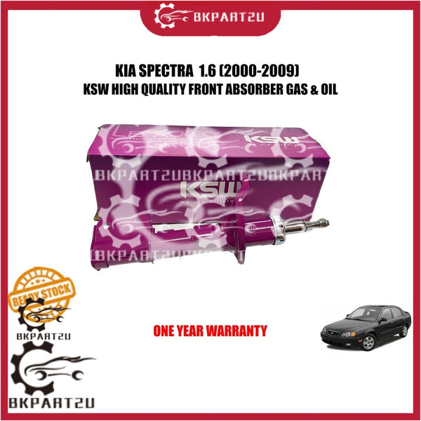 KIA SPECTRA 1.6 (2000-2009) FRONT ABSORBER DEPAN KSW PERFORMAX TWIN VALVE 1 YEAR WARRANTY