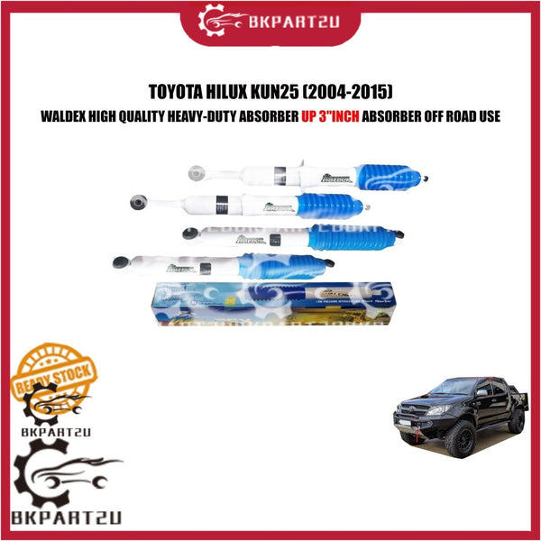 TOYOTA HILUX KUN25 VIGO FRONT AND REAR HEAVY-DUTY ABSORBER UP 3"INCH ABSORBER OFF ROAD USE WALDEX PRICE PER SET