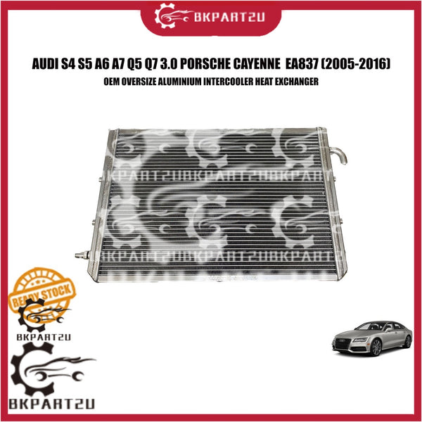 AUDI S4 S5 A6 A7 Q5 Q7 3.0 PORSCHE CAYENNE  EA837 (2005-2016) OVERSIZE ALUMINIUM INTERCOOLER HEAT EXCHANGER STAGE 3