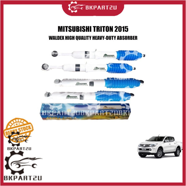 MITSUBISHI TRITON 2015 FRONT AND REAR ABSORBER HEAVY-DUTY GAS TYPE MADE BY WALDEX PRICE PER SET