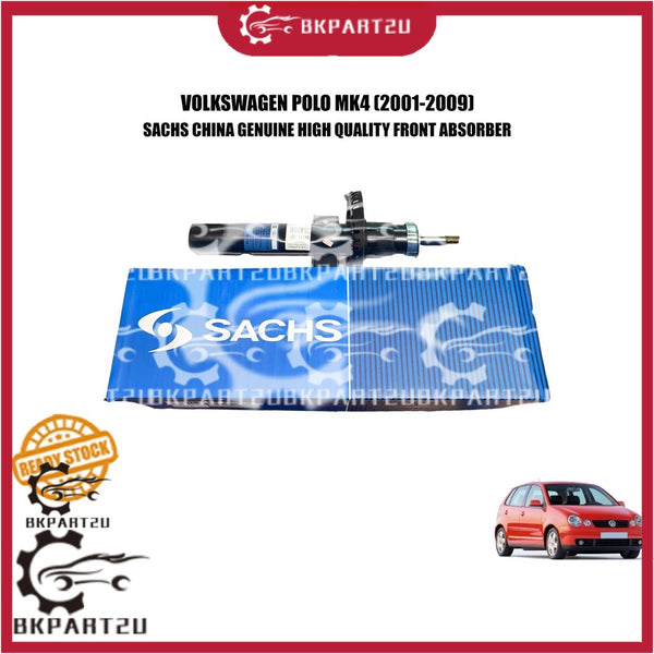 VOLKSWAGEN POLO MK4 2001-2009 FRONT ABSORBER DEPAN ABSORBER SACHS GENUINE PRICE PER PCS 6Q0 413 031