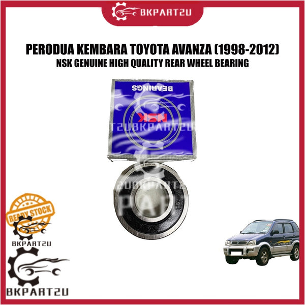PERODUA KEMBARA DAIHATSU TERIOS TOYOTA AVANAZA (1998-2006) REAR WHEEL BEARING BELAKANG MADE BY NSK PRICE PER PCS