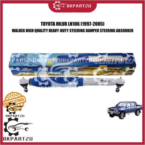 TOYOTA HILUX LN106 (1988-2005) STEERING DAMPER STEERING ABSORBER MADE BY WALDEX  3 MONTH WARRANTY