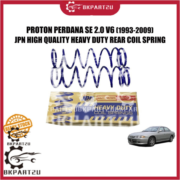 PROTON PERDANA SE 2.0 V6 (1993-2009) REAR COIL SPRING HEAVY DUTY  MADE BY JPN international ONE SET 2 PCS KERAS DARI ORI