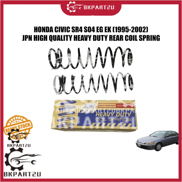 HONDA CIVIC SR4 SO4 EG EK (1995-2002) REAR COIL SPRING HEAVY DUTY MADE BY JPN international PRICE ONE SET 2 PCS