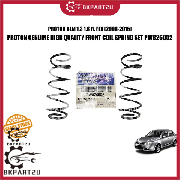 PROTON BLM 1.3 1.6 FL FLX (2008-2015) FRONT COIL SPRING MADE BY PROTON GENUINE ORIGINAL SET PW826052