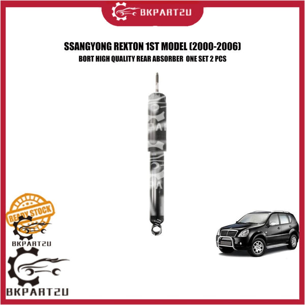 SSANGYONG REXTON 1ST MODEL (2000-2006) REAR ABSORBER BELAKANG MADE BY BORT KOREA ONE SET 2 PCS