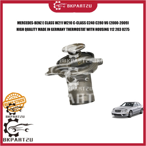 MERCEDES-BENZ E CLASS W211 W210 C-CLASS C240 C280 V6 W203 (2000-2009) THERMOSTAT WITH HOUSING AND ORING 112 203 0275