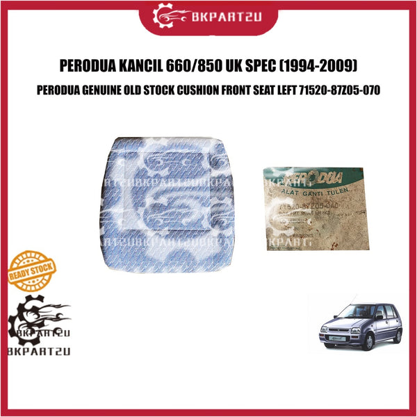 PERODUA KANCIL 660/850 UK SPEC (1994-2009) FRONT SEAT LEFT DEPAN KIRI SEAT BAWAH MADE BY PERODUA GENUINE 71520-87Z05-070