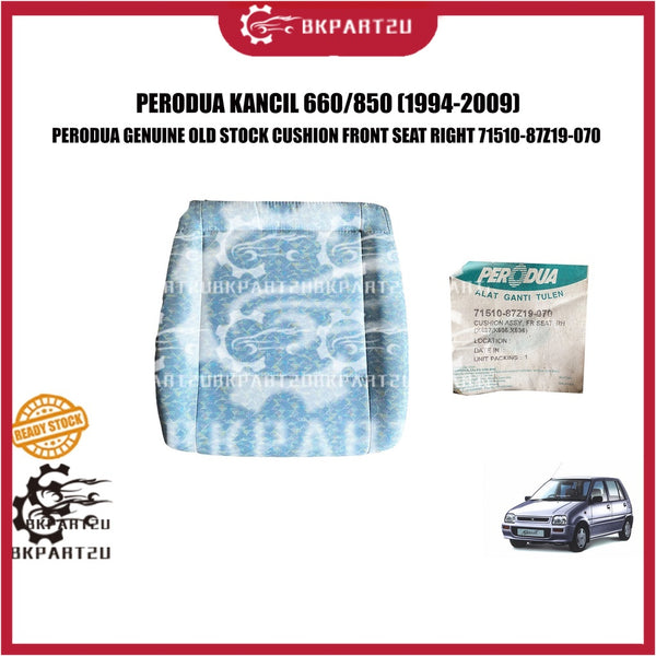 PERODUA KANCIL 660/850 (1994-2009) FRONT SEAT RIGHT DEPAN KANAN SEAT BAWAH MADE BY PERODUA GENUINE 71510-87Z19-070