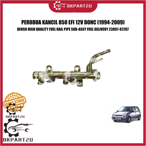 PERODUA KANCIL 850 EFI 12V DOHC 1994-2009 FUEL RAIL PIPE FUEL DELIVERY DENSO JAPAN 23807-87207