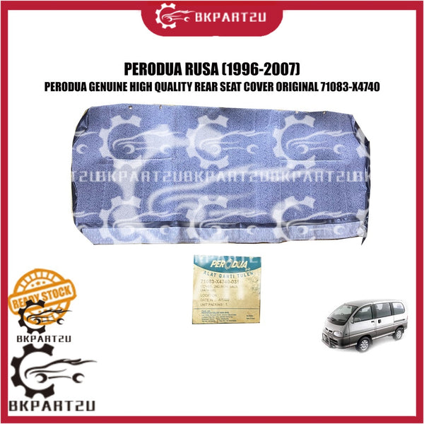 PERODUA RUSA (1996-2007) REAR SEAT COVER ORIGINAL MADE BY PERODUA GENUINE COVER SEAT BARU OLD STOCK 71083-X4740