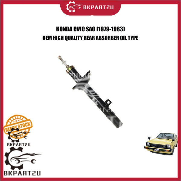 HONDA CVIC SA0 SECOND MODEL (1979-1983) REAR ABSORBER BELAKANG 1 SET OIL TYPE MADE BY OEM 2 PCS