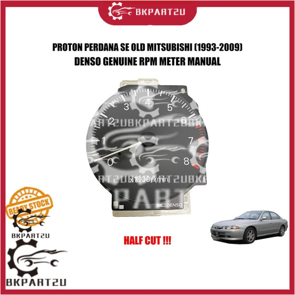 PROTON PERDANA SE OLD MITSUBISHI (1993-2009) RPM METER  MANUAL MADE BY DENSO JAPAN HALF CUT 2ND LOW MILEAGES