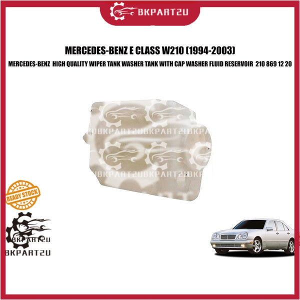 MERCEDES-BENZ E CLASS W210 (1994-2003) WIPER TANK WASHER TANK WITH CAP WASHER FLUID RESERVOIR  210 869 12 20