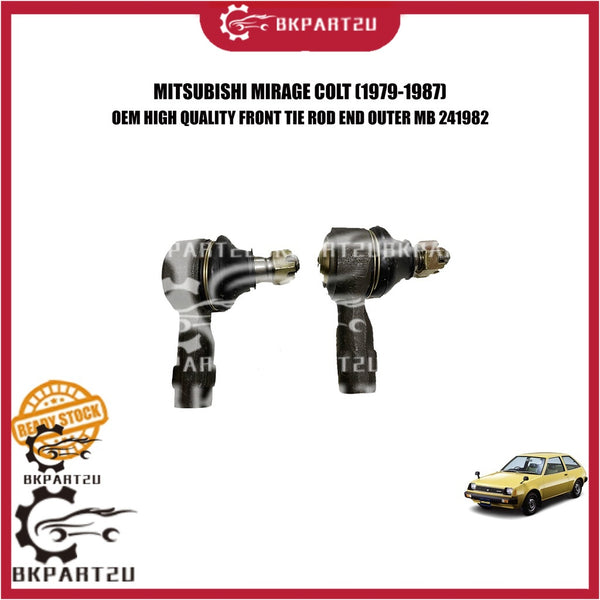 MITSUBISHI MIRAGE COLT C11A HYUNDAI ATOS (1979-1987) FRONT STEERING TIE ROD END OUTER MADE BY OEM MB 241982
