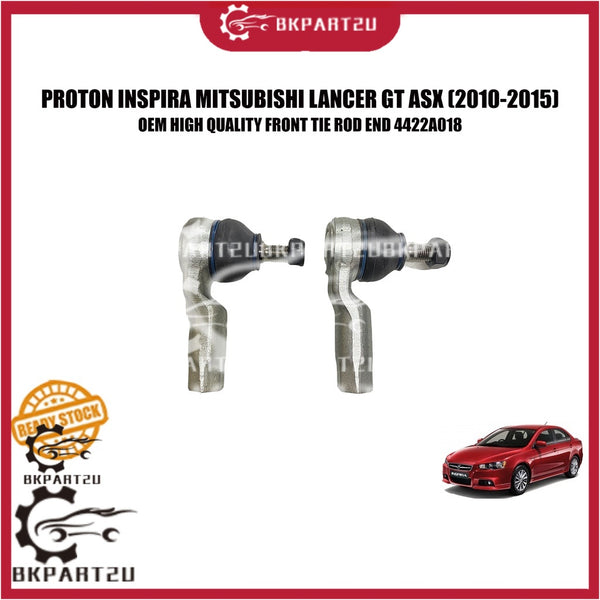 PROTON INSPIRA MITSUBISHI LANCER GT ASX (2010-2015) FRONT TIE ROD END STEERING MADE BY OEM 3 MONTH WARRANTY 2 PCS