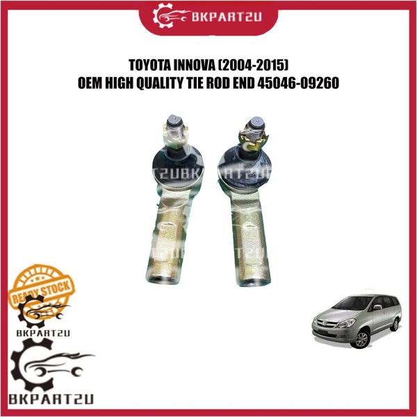 TOYOTA INNOVA (2004-2015) STEERING TIE ROD END OEM 45046-09260 3 MONTH WARRANTY