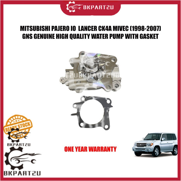 MITSUBISHI PAJERO IO LANCER CK4A MIVEC  FTO (1998-2007) WATER PUMP WITH GASKET MADE BY GNS 1 YEAR WARRANTYGWM-59A