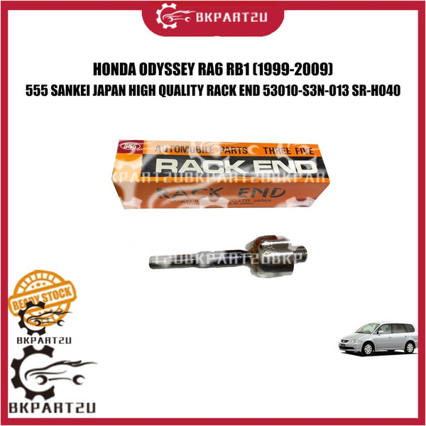 HONDA ODYSSEY RA6 RB1 (1999-2009) STEERING BALL HEAD RACK END MADE BY 555 SANKEI JAPAN TIGA LIMA 53010-S3N-013 SR-H040