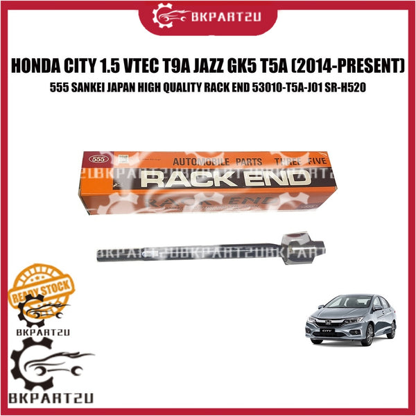 HONDA CITY 1.5 VTEC T9A JAZZ GK5 T5A STEERING BALL HEAD RACK END 555 SANKEI JAPAN TIGA LIMA 53010-T5A-J01 SR-H520