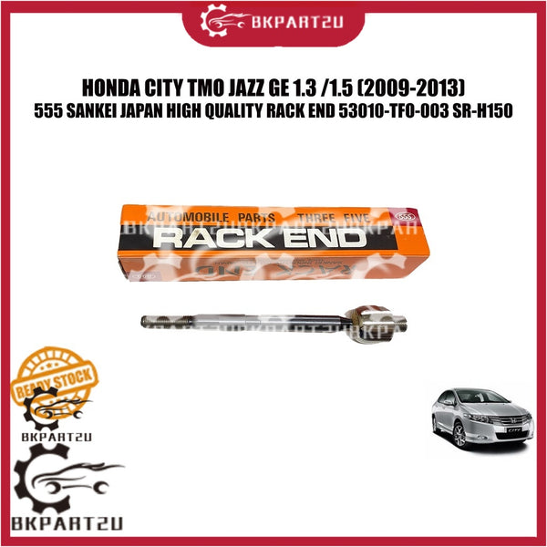 HONDA CITY TMO JAZZ GE 1.3 /1.5 (2009-2013) STEERING BALL HEAD RACK END 555 SANKEI JAPAN TIGA LIMA 53010-TFO-003 SR-H150