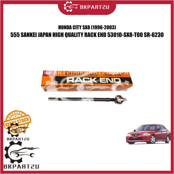 HONDA CITY SX8 (1996-2003) STEERING BALL HEAD RACK END MADE BY 555 SANKEI JAPAN TIGA LIMA 53010-SX8-T00 SR-6230