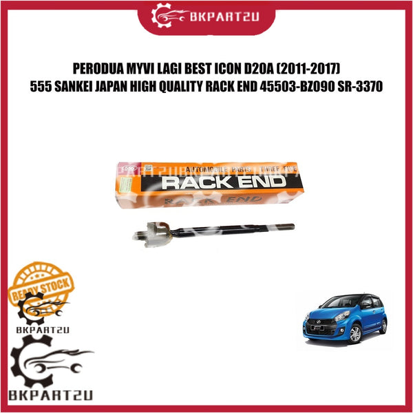PERODUA MYVI LAGI BEST ICON (2011-2017) STEERING BALL HEAD RACK END 555 SANKEI JAPAN TIGA LIMA