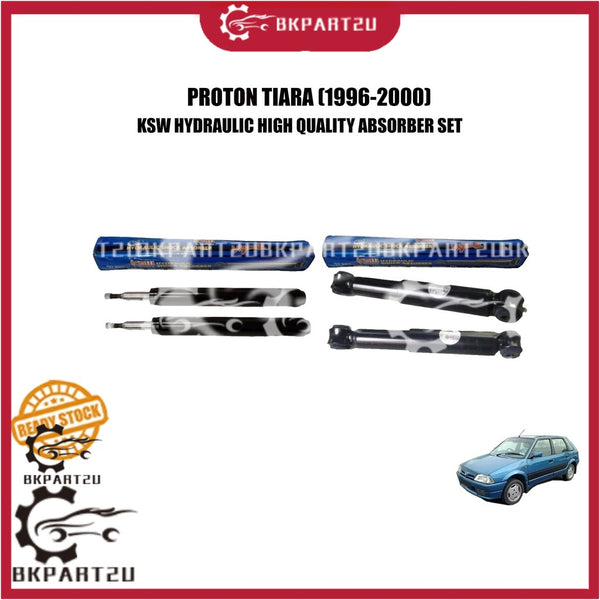 PROTON TIARA (1996-2000) ABSORBER DEPAN BELAKANG KSW HYDRAULIC HIGH QUALITY ABSORBER SET PRICE PER SET