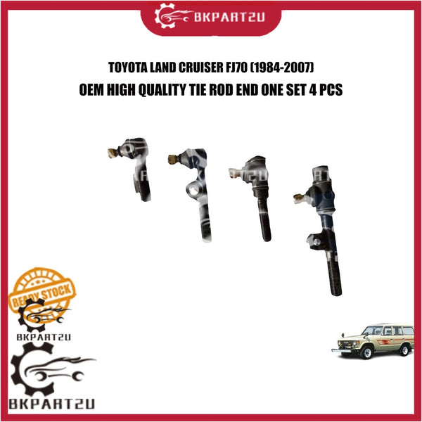 TOYOTA LAND CRUISER FJ70 (1984-2007) STEERING TIE ROD END MADE BY OEM ONE SET 4 PCS