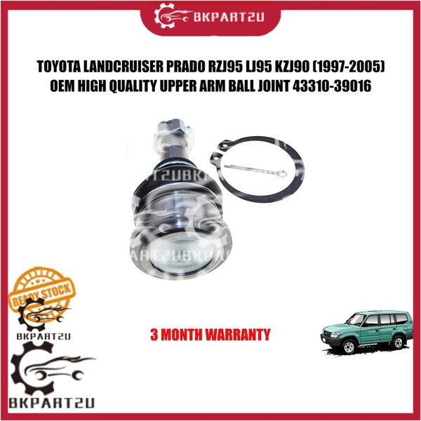 TOYOTA LANDCRUISER PRADO RZJ95 LJ95 KZJ90 (1997-2005) UPPER ARM BALL JOINT MADE BY OEM  43310-39016 PRICE PER PCS
