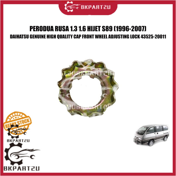 PERODUA RUSA 1.3 1.6 HIJET S89 FRONT WHEEL ADJUSTING LOCK FRONT AXLE CAP LOCK MADE BY DAIHATSU GENUINE 43525-20011