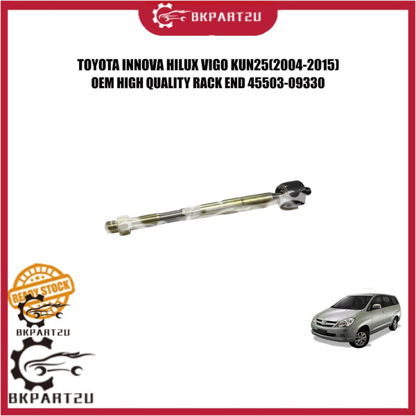 TOYOTA INNOVA HILUX VIGO KUN25 (2004-2015) STEERING RACK END BALL HEAD MADE BY OEM 45503-09330 PRICE PER PCS