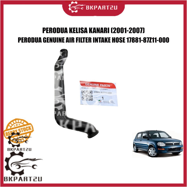 PERODUA KELISA KANARI (2001-2007) AIR FILTER INTAKE HOSE AIR CLEANER HOSE MADE BY PERODUA GENUINE 17881-87Z11-000