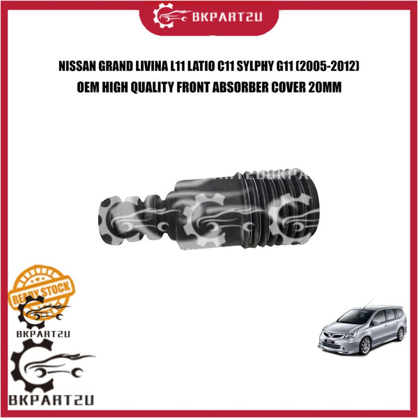 NISSAN GRAND LIVINA L11 LATIO C11 SYLPHY G11 (2005-2012) FRONT ABSORBER COVER BOOT BUSH SALONG ABSORBER DEPAN 20MM