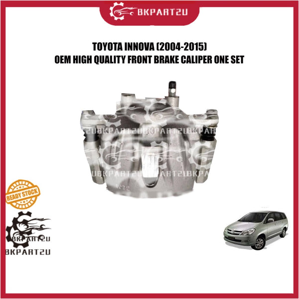 TOYOTA INNOVA (2004-2015) FRONT BRAKE CALIPER DEPAN BRAKE ONE SET WITH PISTON AND PIN MADE BY OEM 3 MONTH WARRANTY