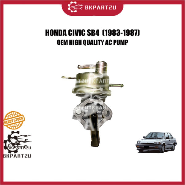 HONDA CIVIC SB4  (1983-1987)  AC PUMP 3 PIPE WITH GASKET MADE BY OEM