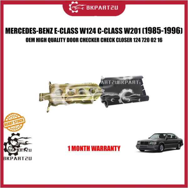 MERCEDES-BENZ E-CLASS W124 C-CLASS W201 (1985-1996) DOOR CHECKER CHECK WITH CASING CLOSER 124 720 02 16 1247200216 OEM