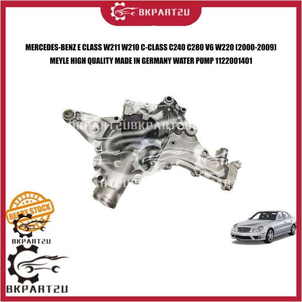 MERCEDES-BENZ E CLASS W211 W210 C-CLASS C240 C280 W220 V6 M112 ENGINE (2000-2009) WATER PUMP MADE BY MEYLE  1122001401