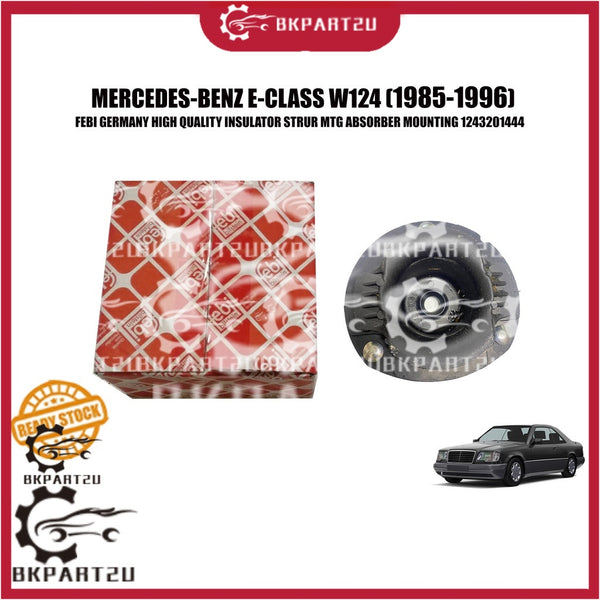 MERCEDES-BENZ E-CLASS W124 (1985-1996) INSULATOR STRUR MTG ABSORBER MOUNTING MADE BY FEBI 1243201444