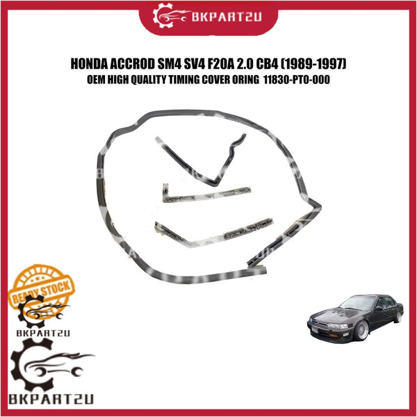 HONDA ACCROD SM4 SV4 F20A 2.0 CB4 (1989-1997) TIMING COVER ORING TOP LOWER GETAH TIMING  MADE BY OEM 11830-PT0-000