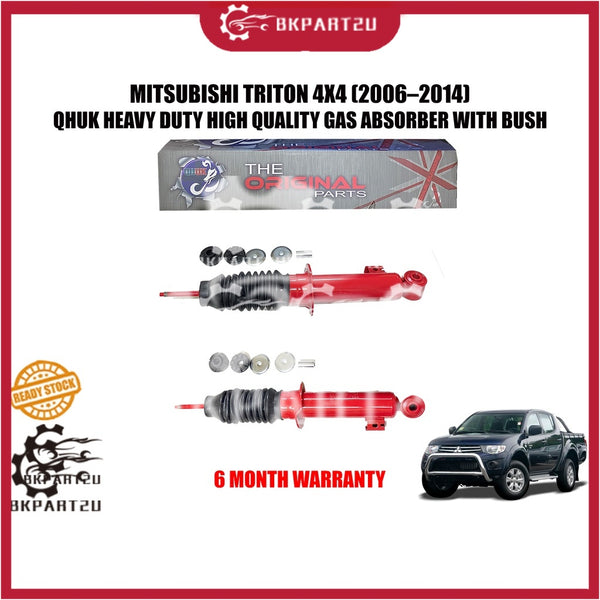 MITSUBISHI TRITON 4X4 (2006–2014) FRONT ABSORBER DEPAN HEAVY DUTY SHAFT BESAR GAS PRICE PER 2 BATANG 6 BULAN WARRANTY