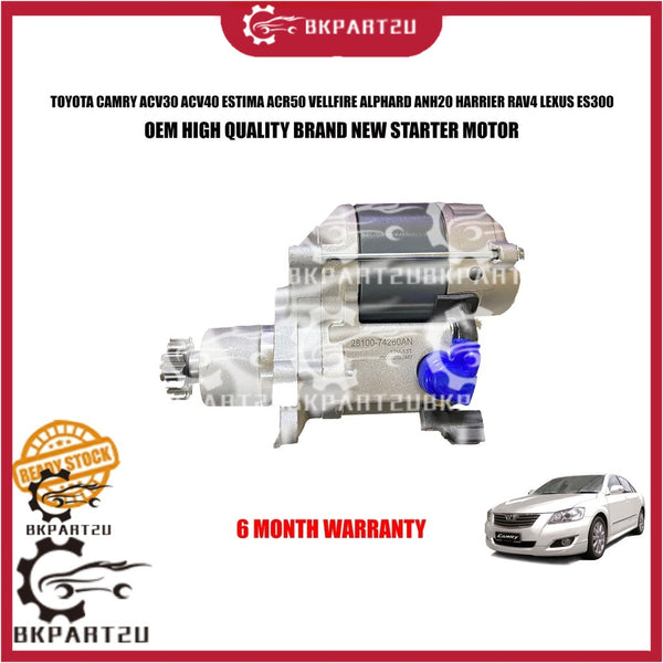 TOYOTA CAMRY ACV30 ACV40 ESTIMA ACR50 VELLFIRE ANH20 HARRIER RAV4 LEXUS ES300 STARTER MOTOR NEW