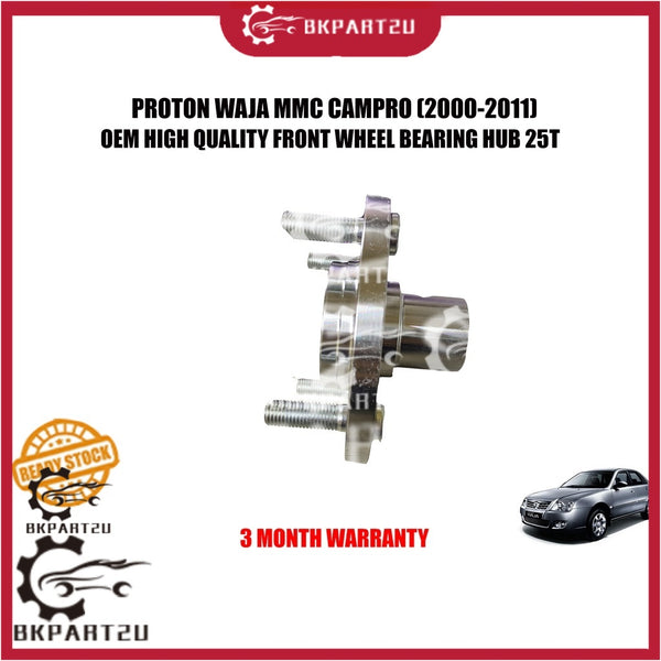 PROTON WAJA MMC CAMPRO (2000-2011) FRONT WHEEL BEARING HUB KNUCKLE HUB 25T KNUCKLE HUB 3 MONTH WARRANTY