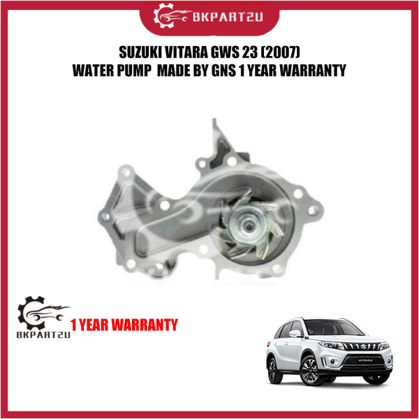 SUZUKI VITARA YEAR 2007 GWS 23 WATER PUMP HIGH QUALITY MADE BY GNS 1 YEAR WARRANTY