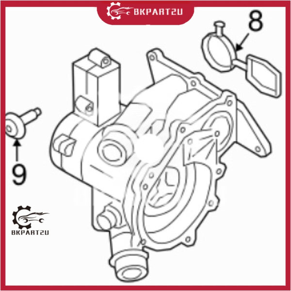 AUDI A4 A5 b8.5 VOLKSWAGEN  GOLF MK7 PASSAT B8 mqb WATER PUMP ORING 06L 121 139 OEM