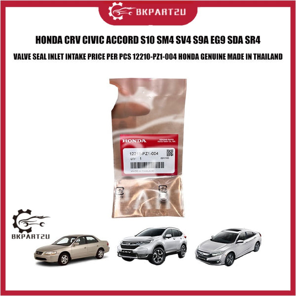 HONDA CRV CIVIC ACCORD S10 SM4 SV4 S9A EG9 SDA SR4 VALVE SEAL INLET INTAKE PRICE PER PCS 12210-PZ1-004 HONDA GENUINE
